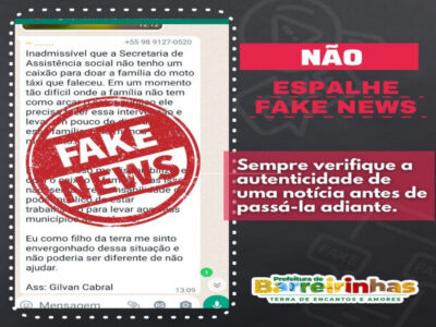 Prefeitura Municipal de Barreirinhas, emite Nota de Esclarecimento sobre suposta negativa de concessão de urna funerária ao mototaxista