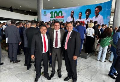 Em Brasília, vice-governador do Maranhão participa da solenidade de lançamento de 100 novos campi Institutos Federais
