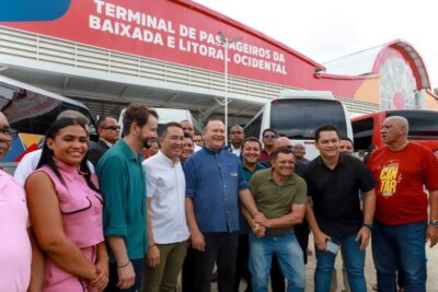 Prefeito André da Ralpnet participa da inauguração do Terminal de Passageiros da Baixada e Litoral Ocidental
