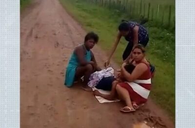 TRISTEZA! Adolescente dá à luz no meio de estrada de terra no interior do Maranhão por falta de resgate