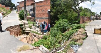 MPMA cobra solução para rua em risco de desabamento em SLZ