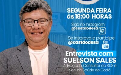 Cast do de Sá recebe hoje Suelson Sales em entrevista especial