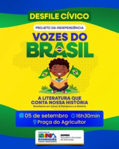 “Desfile Cívico comemora Independência com tema literário em Nina Rodrigues”