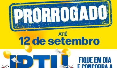 Prefeitura de Timon prorroga prazo para pagamento do IPTU 2025 até 12 de setembro