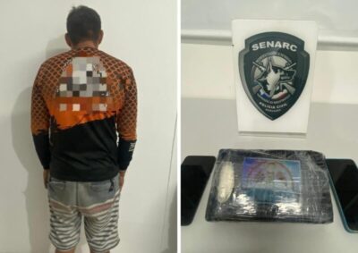 Suspeito é preso em Raposa com tablete de cocaína após denúncia anônima