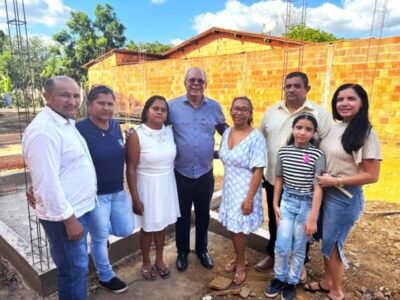 Iniciada a construção de casas na Vila Tropical com apoio do deputado Hildo Rocha