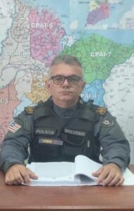 O Tenente-Coronel Fábio assumiu o comando do CPAI5 ( Comando de Policiamento de Área do Interior 5.