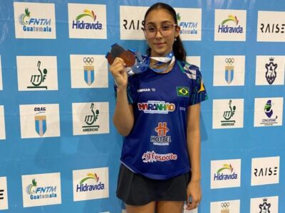 Maranhense Alice Jacinto conquista três medalhas no Panamericano de Tênis de Mesa