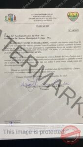 Vereador Walterly Muniz apresenta Indicação ao Prefeito Renato Santos para criação de brigada de incêndio temporária em Colinas