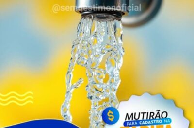 SEMDES realiza mutirão para Tarifa Especial de Água no CRAS Vila João Reis nesta quarta-feira, 17