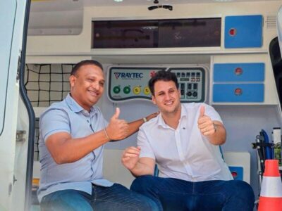 Município de Bacuri recebe ambulância nova do governo do estado