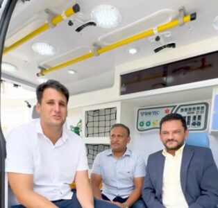 AVANÇOS NA SAÚDE: Deputado Cláudio Cunha destina nova ambulância para o município de Bacuri