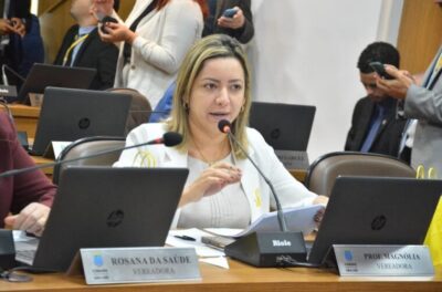 Vereadora Professora. Magnólia ressalta ações comunitárias, esportivas e religiosas durante sessão ordinária