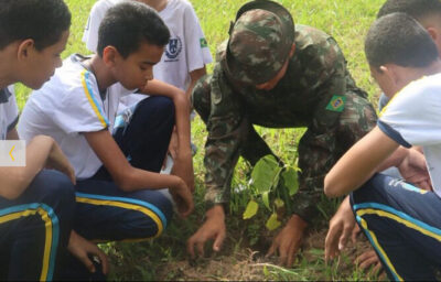Projeto ambiental do 24º BIS une militares, escolas e sociedade pelo reflorestamento