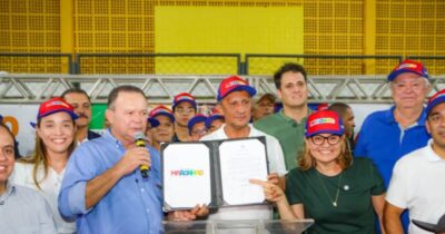 Governador Carlos Brandão lança pacote de obras em Matões ao lado do prefeito Nonatinho e lideranças políticas
