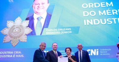 Brandão é o primeiro governador do Maranhão a receber Medalha da Ordem do Mérito Industrial da Confederação Nacional da Indústria (CNI)