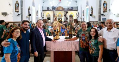 Dudu Diniz participa de ação da saúde e do festejo de São José de Ribamar