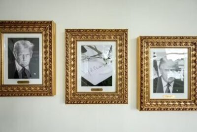 Governo Trump substitui foto de Biden por “caneta automática” em galeria presidencial