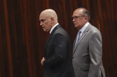 “Heróico”: Gilmar Mendes se emociona, cita golpe e exalta atuação de Moraes