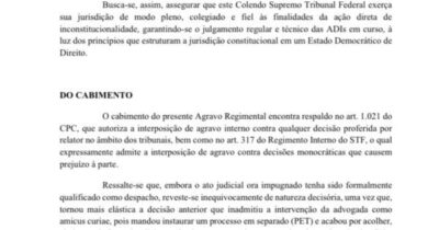 ASSEMBLEIA LEGISLATIVA RECORRE AO STF CONTRA DECISÃO DE FLÁVIO…
