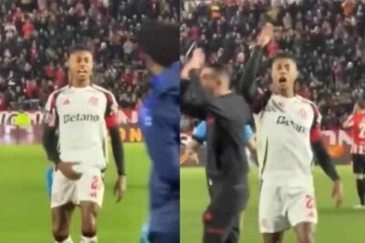 Após classificação nos pênaltis, Bruno Henrique pode ser punido por gestos obscenos