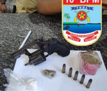 POLÍCIA MILITAR PRENDE SUSPEITOS DE TRÁFICO E TENTATIVA DE ASSALTO EM PRESIDENTE SARNEY