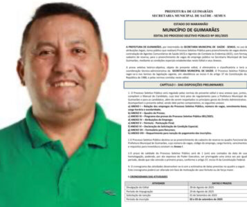Seletivo sem transparência na gestão do prefeito Magno gera polêmica em Guimarães