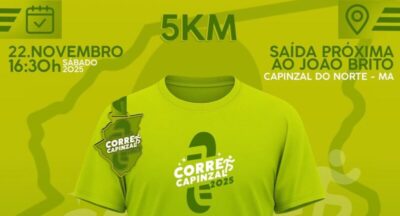 Prefeitura de Capinzal do Norte convida população para o Corre Capinzal 2025