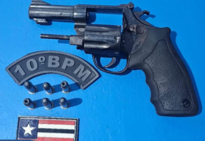 Polícia Militar apreende arma de fogo e prende suspeito em Presidente Sarney