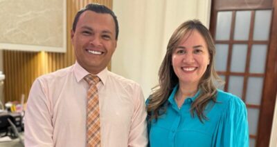 Júnior Nazaré reforça compromisso político em visita ao escritório da deputada federal Detinha