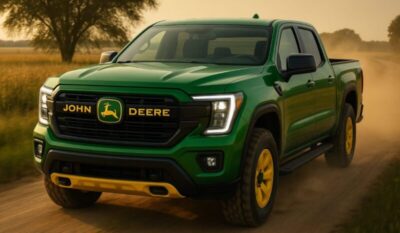 John Deere apresenta conceito de picape que une força de trator e tecnologia automotiva