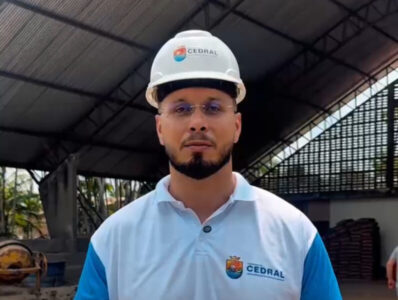 Prefeitura de Cedral revitaliza quadra poliesportiva no povoado de Santaninha