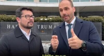 Eduardo volta à Casa Branca para pedir novas sanções a Moraes em meio a julgamento de Bolsonaro