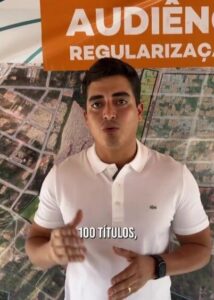 Sec. Gustavo Santos leva processo de regularização fundiária ao bairro Cidade Nova