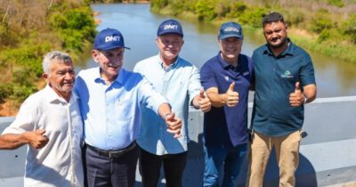 Brandão participa da inauguração da ponte sobre o Rio Parnaíba, que liga o Piauí ao Maranhão