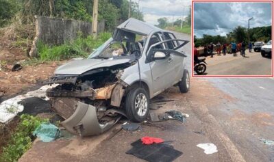 Perseguição policial resulta em dois óbitos e feridos na BR-402 trecho de Rosário