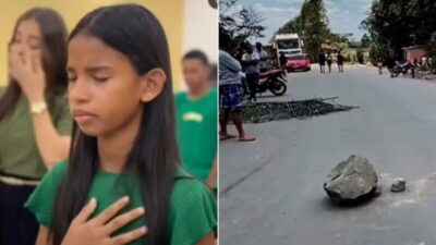 Adolescente de 13 anos morre após ser atropelada por caminhão