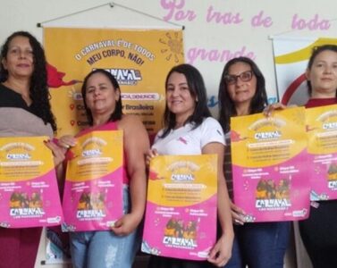 Prefeitura Paulino Neves, realizou blitz educativa no período do carnaval “Não é não, a mulher tem que ser respeitada”