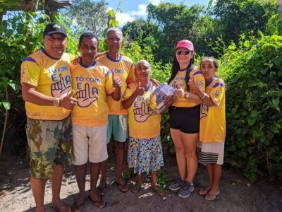 Grupo “Semeando o Amanhã” distribui cestas básicas a famílias dos povoados de Cachoeira Grande