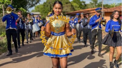 Desfile cívico das escolas de Alcântara é iniciado nos Polos Santa Maria, Oitiua e Raimundo Sú