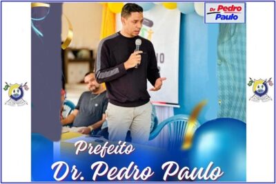 Prefeito Dr. Pedro Paulo comemora mais um ano de vida ao lado de funcionários e amigos