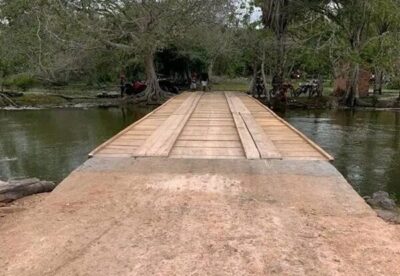 Prefeitura de Paulino Neves conclui ponte de acesso ao povoado Boa Vista