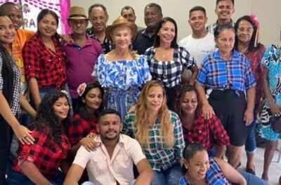 Prefeita Sônia Campos realiza o arraiá dos idosos do SCFV em Axixá