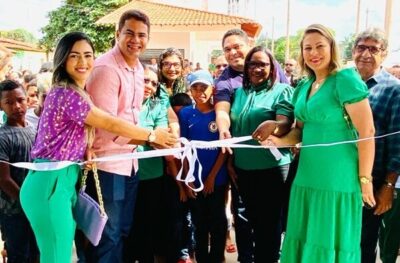 Prefeito Calvet Filho, presenteia alunos da Cidade Nova em Rosário, com escola padrão