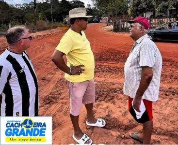 Prefeito César Castro, em parceria com o Governo do Estado, leva asfaltamento às ruas de Cachoeira Grande