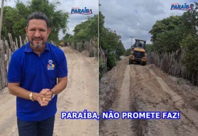 Prefeito Paraíba, mostra em Morros, que não promete, faz!
