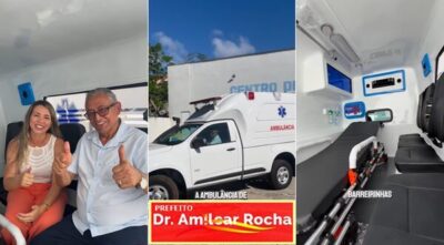 Prefeitura de Barreirinhas, recebe ambulância através de emenda parlamentar