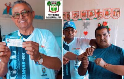 Prefeito Dr. Amilcar Rocha, entrega carteiras de RGP aos pescadores da Região das Praias