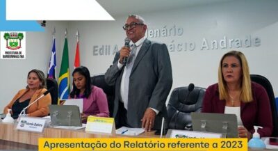 Prefeito de Barreirinhas, Dr Amílcar Rocha, apresenta Relatório de Gestão na Câmara Municipal de Vereadores