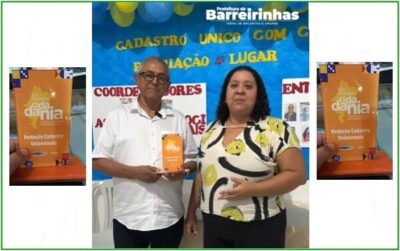 Prefeito de Barreirinhas, Dr. amilcar Rocha, recebe a premiação da Sedes “CADASTRO UNICO COM CIDADANIA”